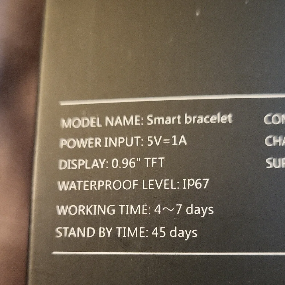 Smart Band 7 M7 Black Fitness Tracker NEW in Box